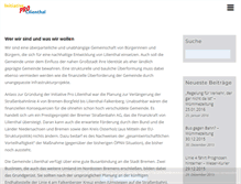 Tablet Screenshot of initiative-pro-lilienthal.de